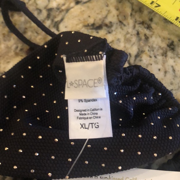 L*Space Kara Wrap Bikini Top String Triangle Lennox Tie Side Bottoms Studded - Picture 16 of 16